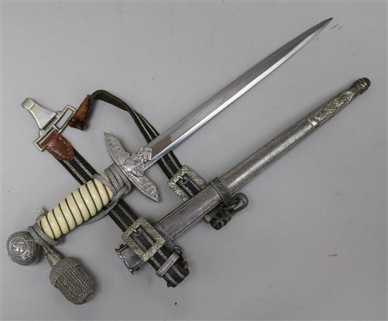 A World War II German Origina Luftwaffe officers dagger